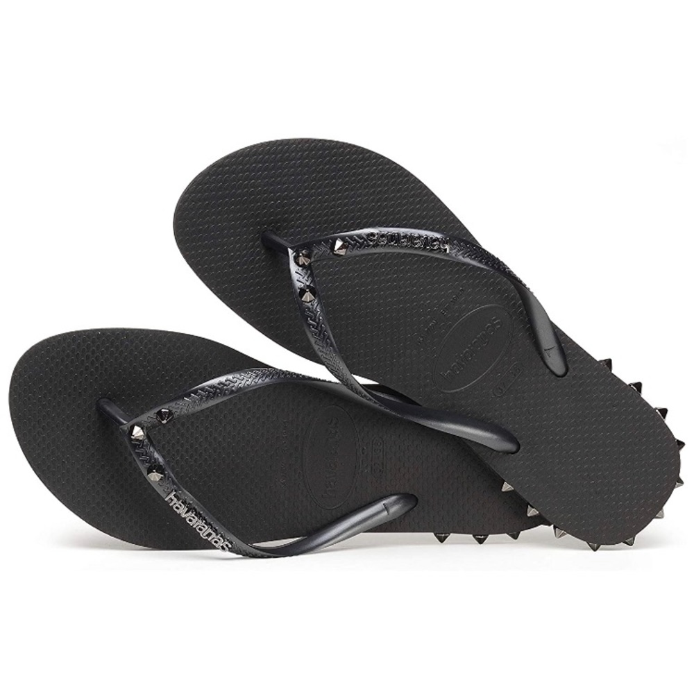 Havaianas Slim Rocky Studded Flip Flops